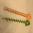 thumbnail image 5 of Naranja + tornillo verde: The Ultimate Ground Anchor - Paquete pequeño de 8 estacas para tienda de campaña - Clavo de plástico de cuerno de oveja estilo espiral, 5 of 5