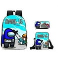 thumbnail image 1 of Among Us Visor Backpack Kids Rucksack Crewmate Back To School Bag A, 1 of 1