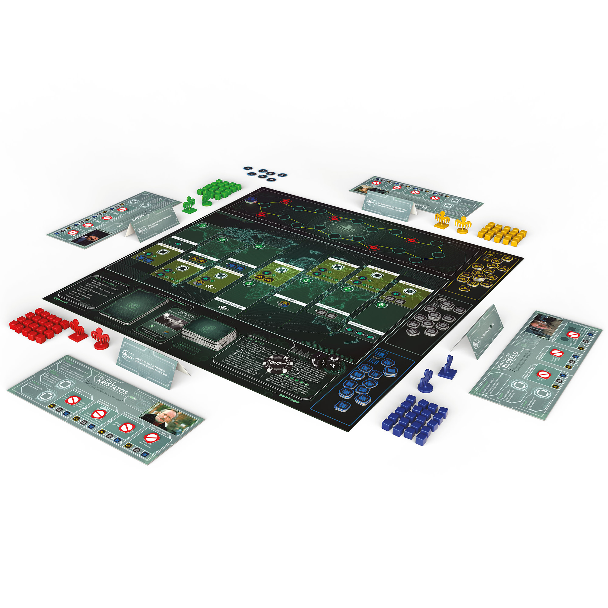 Modiphius Entertainment: Spectre: The Board Game - Strategy Board Game, Play As James Bond Villians, Licensed, Ages 14+, 2-4 Players, 45 Minutes