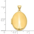 thumbnail image 3 of 14K Yellow Gold Polished Oval Locket, 3 of 6