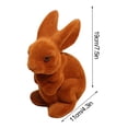 thumbnail image 2 of Yuedong Christmas Crafts Garden Decoration 11*19cm Decorate Mini Cute Animal Ornaments Easter Flocking Rabbit, 2 of 10