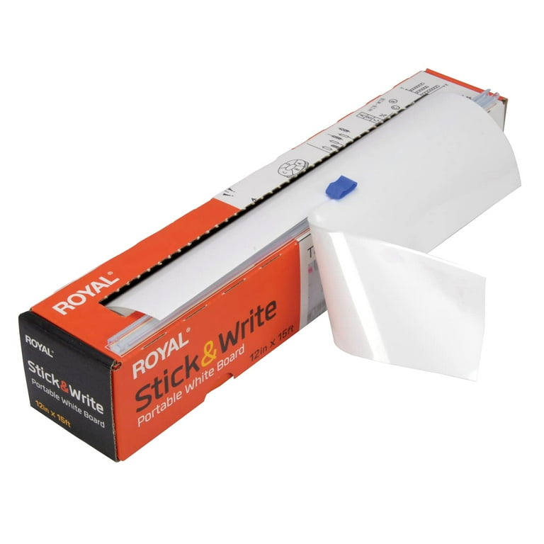 Royal WB115 Peel,Stick & Write Portable Dry Erase Whiteboards, White 