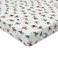 thumbnail image 2 of Ambesonne Colorful Fitted Sheet 2 Pcs Set, Playing in Field, California King, Multicolor, 2 of 3