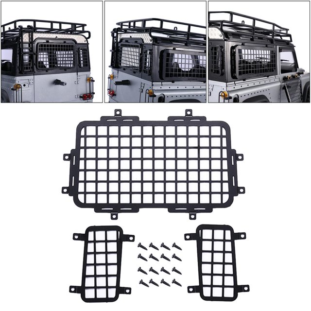 Piezas de Actualización de Automóviles de Control Remoto para MN99 D90 TRIMONIO de CONTROL MODEL de CONTROL REMOTO Red de ventana trasera Baoblaze pantalla frontal rc