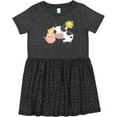 thumbnail image 3 of Inktastic Fun Farm Animals Cow, Pig, Chick Girls Toddler Dress, 3 of 5