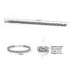 thumbnail image 5 of Titanium Link Bracelet, Square Byzantine Stainless Steel Style, 5 of 5