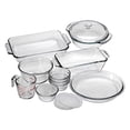 thumbnail image 1 of Anchor Hocking 15-Piece Oven Basics Bake Set, Crystal Clear, 1 of 2