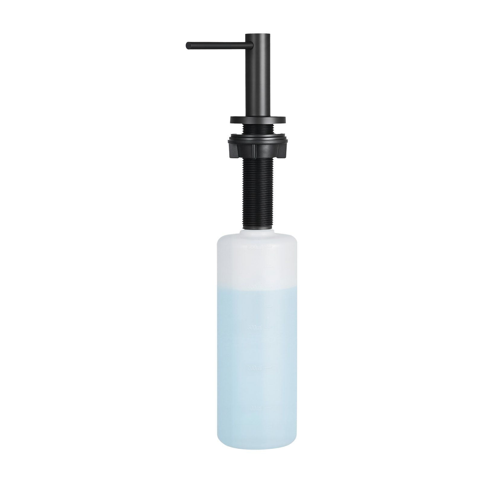 Professional Grade Built-in Sink Soap Dispenser, 17oz, 304 Stainless Steel, Durable and Corrosion Resistant