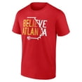 thumbnail image 2 of Men's  Red Atlanta Hawks Team Pride T-Shirt, 2 of 3