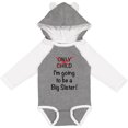 thumbnail image 3 of Inktastic I'm Going to Be a Big Sister Girls Long Sleeve Baby Bodysuit, 3 of 5