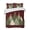 Dark red, variant on Quilts Full Size Bedding Set, Red Christmas Lightweight Quilted Comforter, Green Xmas Trees Snowflake Balls Winter Soft Reversible Bedspread Coverlet with Pillow Covers for All Season, 78" x 90"