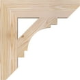 thumbnail image 3 of Ekena Millwork 3 1/2"W x 16"D x 16"H Merced Slat Smooth Bracket, Douglas Fir, 3 of 4