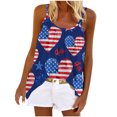 thumbnail image 2 of SMihono Hauts pour Femmes Débardeur pour Femmes Mode Débardeur d'Été pour Femmes à Col Rond Sans Manches Imprimé Décontracté Camisole Blouse Débardeurs pour Femmes Hauts d'Été pour Femmes, 2 of 5