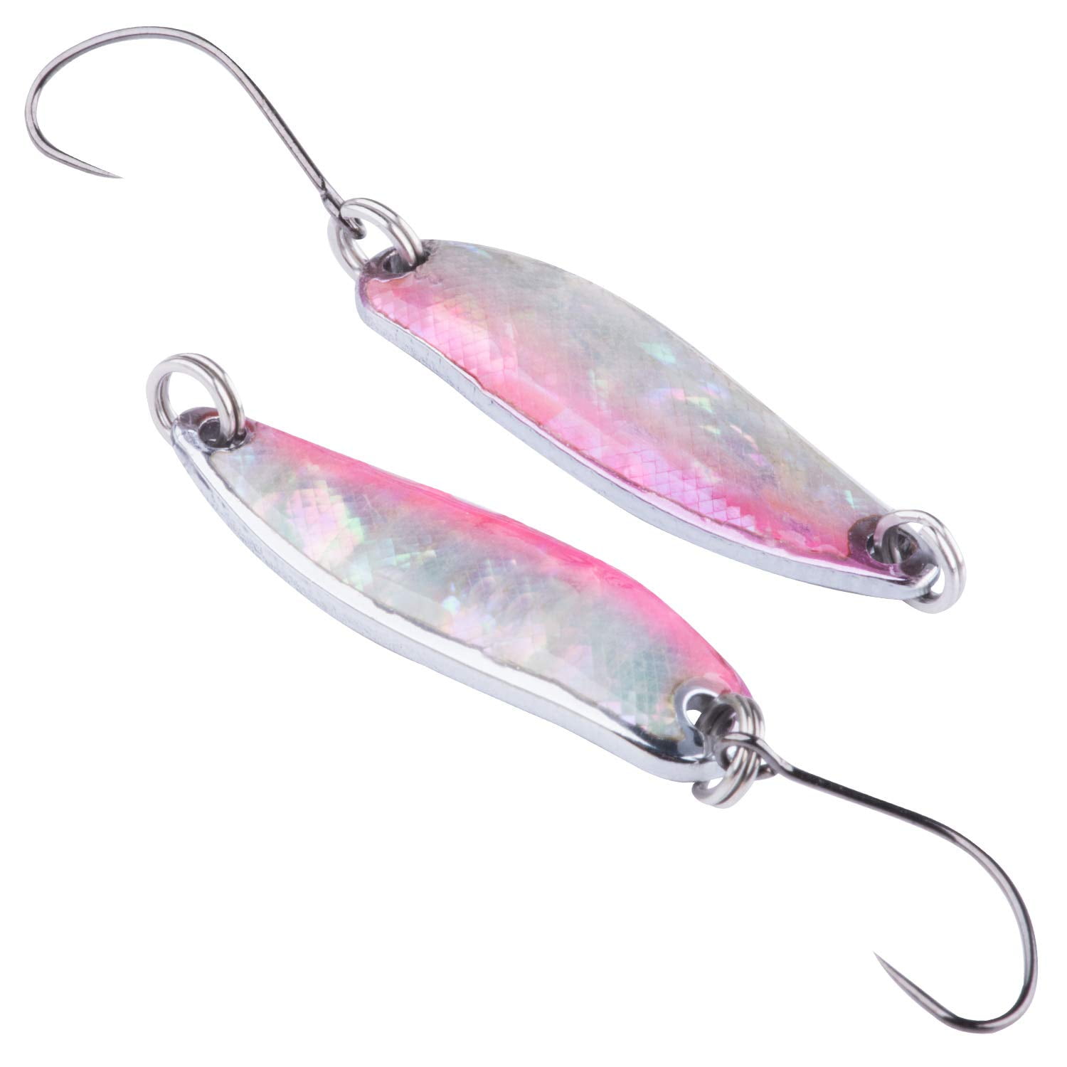 Goture Fishing Spoon Lure Reflective Fishing Jigs Fishing Lures for Panfish, Sunfish, Bluegill, Walleye, Crappie, Pike TroutBass, Size: A-3CM-0.1OZ-5(