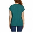 thumbnail image 3 of Jessica Simpson Women's V-Neck Knit Top (Pacific, Medium), 3 of 3