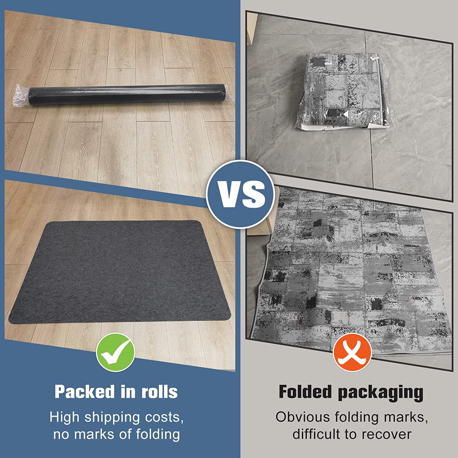 Chair Mat for Hardwood Floor,55" x 35"Office Chair Mats,Floor Protector For Desk Chair,Dark Grey