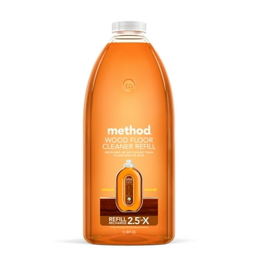 Method Squirt   Mop Hardwood Floor Cleaner Refill, Almond, 68 Ounce