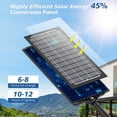 thumbnail image 4 of Solar Lights Outdoor Solar Powered Outdoor Lights Solar Street Lights Pole Barn Commercial Parking Lot Lights Outdoor Dusk to Dawn Solar Security Flood Light Motion Sensor Remote Control Led Lamp, 4 of 9
