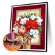 thumbnail image 2 of Diamond Drill Christmas Poinsettia Bouquet 5D DIY Painting Full Round (A6069) Hugtrwg Para estrenar, 2 of 9