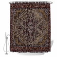 thumbnail image 2 of Boho Vintage Waterproof Fabric Shower Curtain,Modern Geometric Abstract Art Aesthetics Waterproof Fabric Shower Curtain for Bathroom Curtains Bathtubs Shower Curtains with 12 Hooks Small 36x72in, 2 of 8