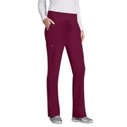 Barco One Women's 5-Pocket Knit Waistband Flare Scrub Pant - 5206
