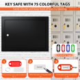 thumbnail image 4 of Caja de seguridad Nebakne para 75 llaves, soporte de pared con 75 etiquetas, 4 of 9
