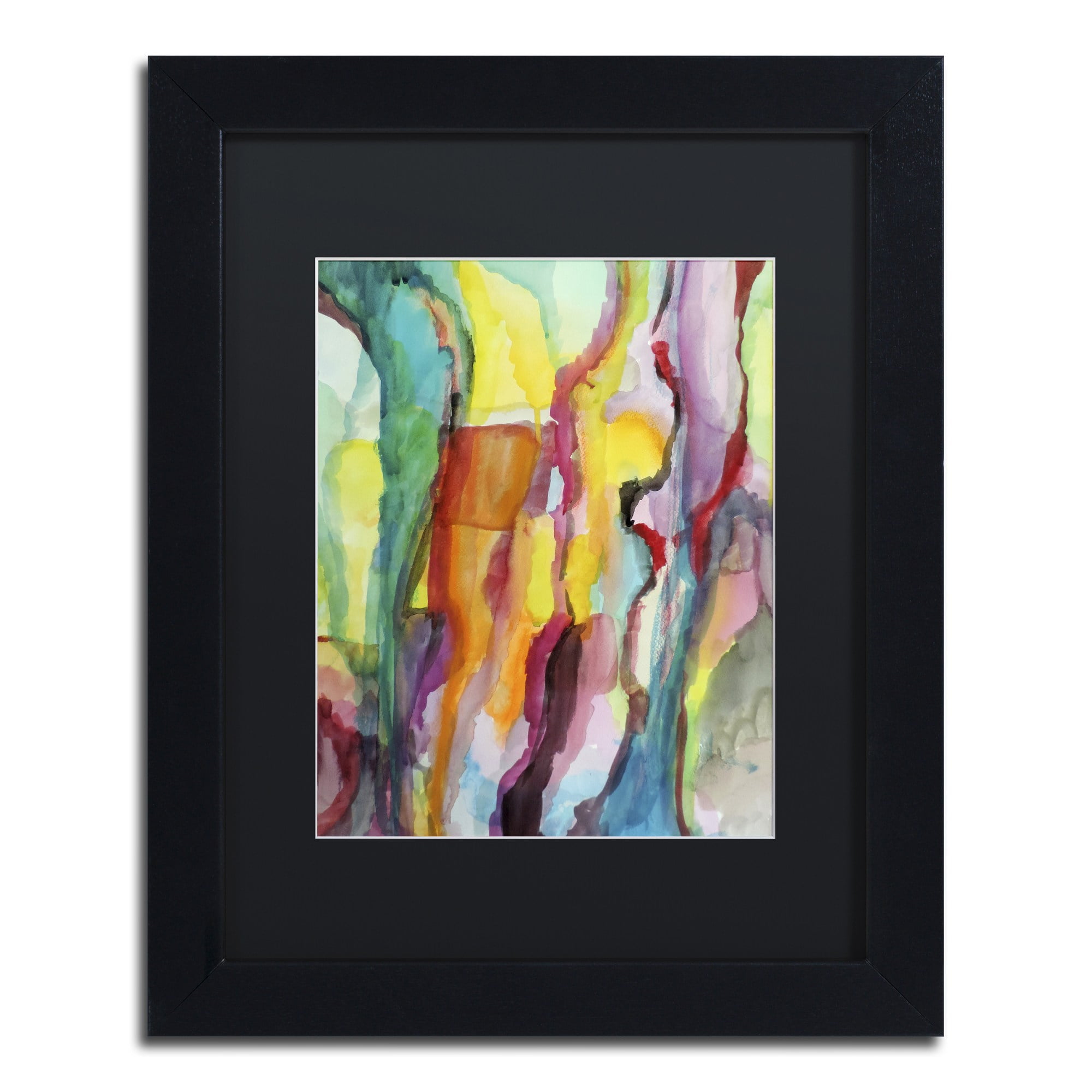 Sylvie Demers 'Hiatus' Black Matted Framed Art