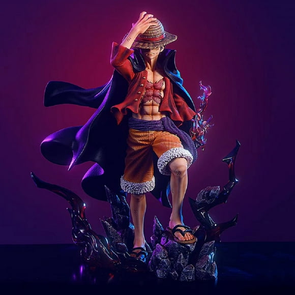 New One Piece Luffy Anime Figure Four Emperors Monkey D. Luffy Action Figurine 25cm PVC Collectible Model Doll Toys