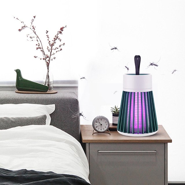 Matador de mosquitos, lámpara de mosquitos, de , matador de mosquitos, luces de Control de plagas para , cocina, jardín, uso Recargable verde shamjiam lámpara de