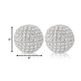 thumbnail image 2 of 5" X 5" X 5" Silver Iron & Cristal Spheres Set Of 2, 2 of 3
