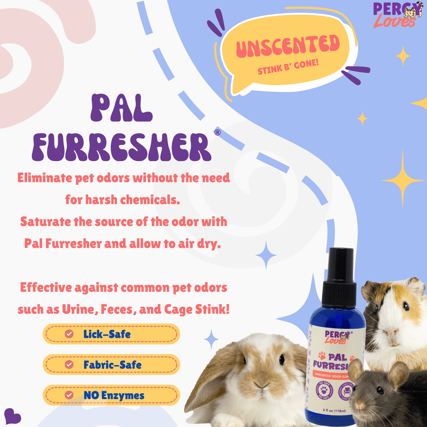 Oxbow Young Rabbit Food Garden Select (4 lbs) | Percy Loves Pal Furresher, Chew Toy, Oxbow Rewards Treats, & MerlinsMart Zine