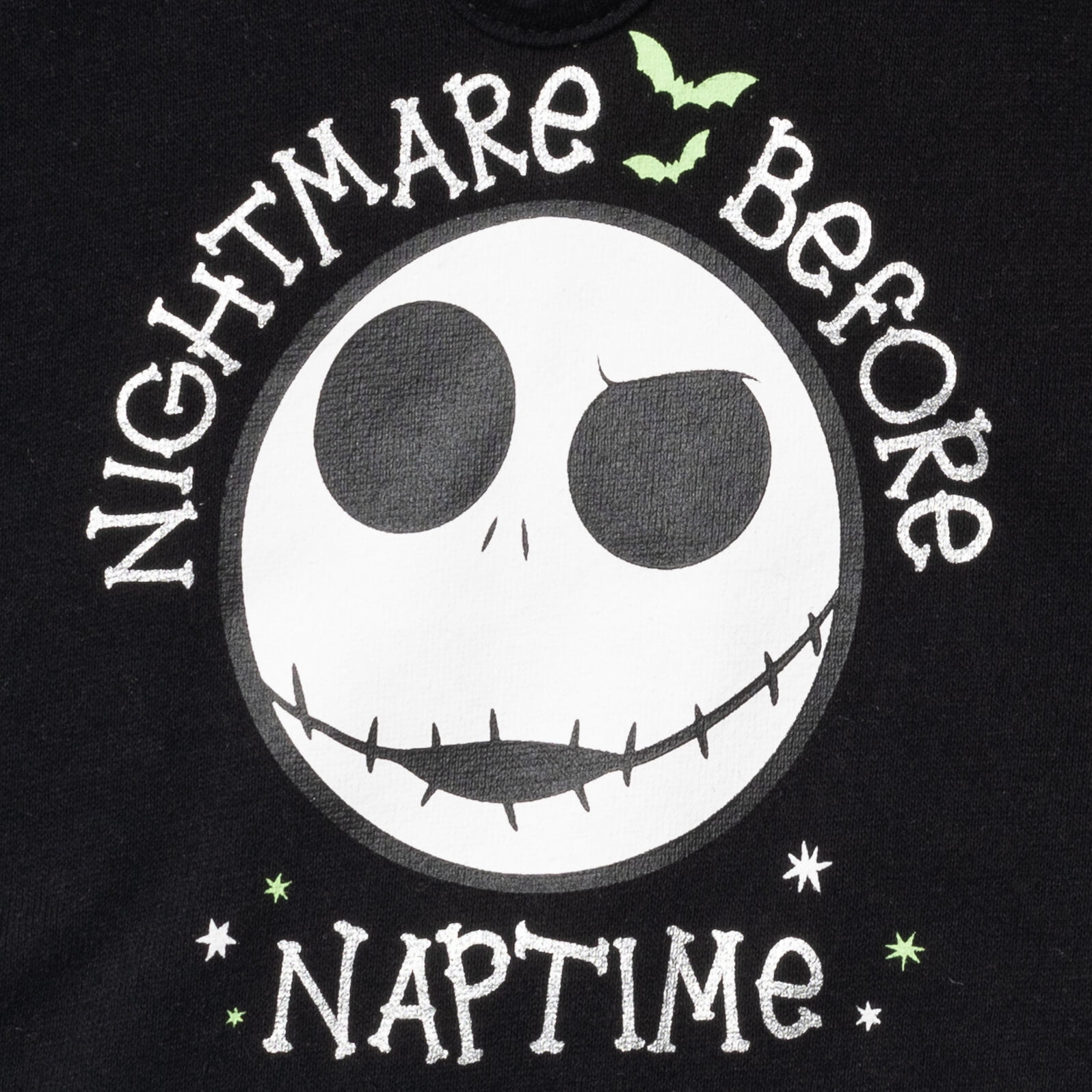 Disney Nightmare Before Christmas Jack Skellington Oogie Boogie Zero Fleece Pullover Hoodie Bodysuit and Pants 3 Piece Outfit Set Newborn to Infant