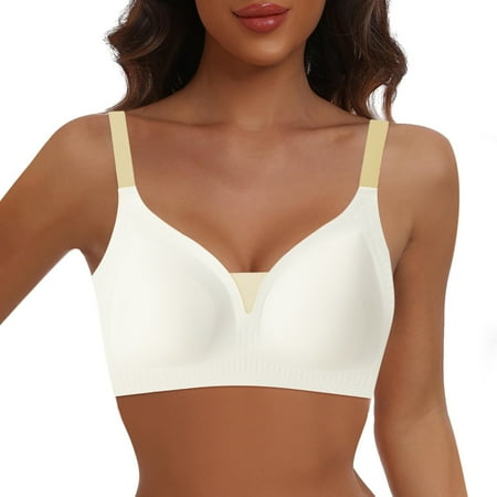 Zshosam Women s Sexy Sheer Lace Push Up Bra Underwire Mesh Plunge Bralette Unlined Bra(Beige XL)
