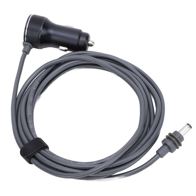 DC to Cigarette Lighter Power Cable, Rubber Satellite DC Car Charger Cable, Stable Power to Antennae, Plug and Play Car Cigarette Lighter Cable for Home Office Outdoor Use