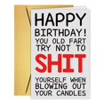 thumbnail image 1 of Tarjeta de cumpleaños COLINHELIN divertida para abuela, 50, 60, 70, 80, 1 of 7