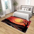 thumbnail image 4 of 6x9 Rug, Sunset Rug Washable Non Slip Soft for Living Room Bedroom, Abstract Polka Dots Area Rug, Bohemian Carpet, Sunset Home Decor & Gifts, 4 of 7