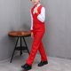 thumbnail image 4 of Odeerbi Chicos 4 Pcs Caballero Traje Formal Vestido Camisa + Traje Pantalones + Chaleco + Corbata Escenario Rendimiento Trajes Conjunto, 4 of 4