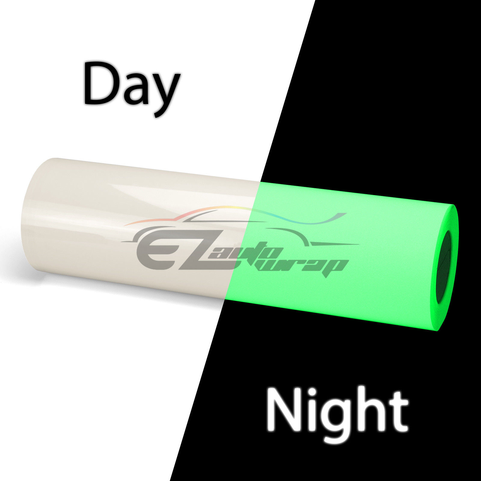 ESSMO™ Glow in The Dark White Transfer Vinyl HTV T-Shirt 20" Wide Roll Iron Heat Press GD05 20"x120"