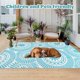 thumbnail image 2 of Alfombra de exterior Ilead, 152 x 244 cm, impermeable y reversible, color verde azulado, 2 of 8