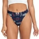 thumbnail image 1 of Balery Nautical Style Sailboat Tangas de Algodón para Mujer con Estampado – Ropa Interior Sexy, Transpirable, G-string-Small, 1 of 6