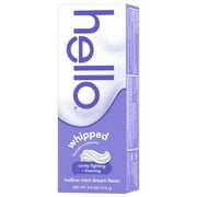 Hello Whipped Fluoride Toothpaste, Minty Foam Toothpaste, Mellow Mint Dream, 4.0 oz