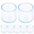 thumbnail image 4 of Monyance chair leg protectors for hardwood floors Clear Chair Leg Floor Protectors 30pcs 25mm Caps for Hardwood Floors & Carpet(0.98X0.98X0.98Inches), 4 of 10