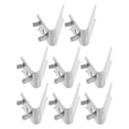 thumbnail image 4 of HONMEET 14-Piece Stainless Steel Refrigerator Shelf Clips and Brackets, Freezer Support Buckles Replacement for Kitchen Fridge, 4 of 7