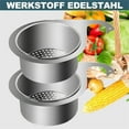 thumbnail image 6 of Stainless Steel Swan Sink Strainer Basket Multi-Functional Tap Hanging Filter Basket Corner Sink Organizer Kitchen Dish Drying Rack Sturdy Rust-Proof Drainer, 6 of 7