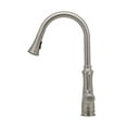 thumbnail image 2 of Ancona Villa Pull Out Single Handle Kitchen Faucet in Brushed Nickel, 2 of 8