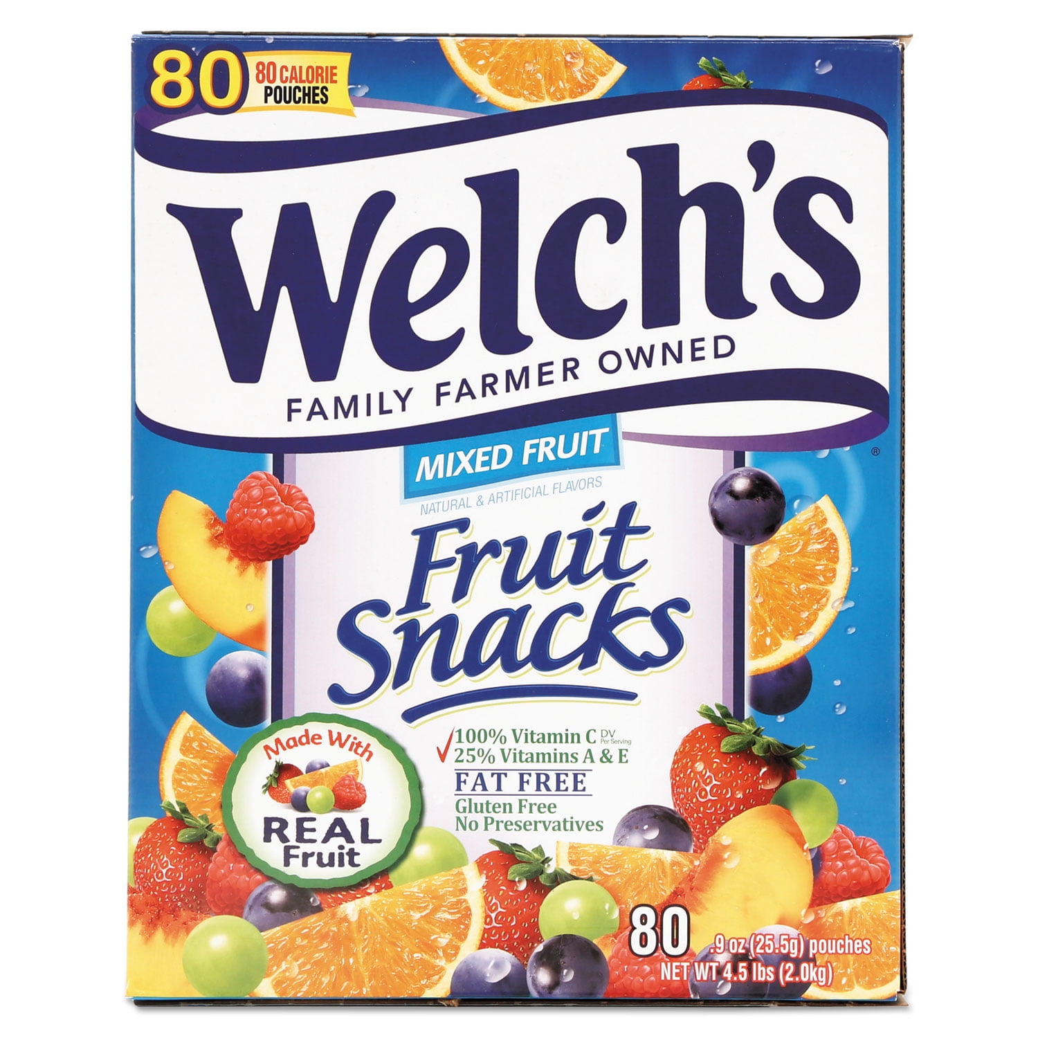 Welch's Mixed Fruit Fruit Snacks 80 ea
