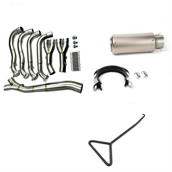 Motorcycle Modified Full Systems Exhaust Pipe Link Front Pipe 60mm For BMW S1000RR S1000R 2010 2011-2018