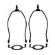 thumbnail image 4 of 2x Pantalla de lámpara Arpa Soporte de pantalla de lámpara Accesorios de soporte de lámpara Lámpara E26 desmontable Negro, 4 of 9