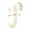 Beige#0702-172, variant on Forestwhale Double Hook Pool Support with Adjustable Pole Fixers Hanging Storage Organizer for Pool Side Sturdy Plastic Hook Rack for Swim Gear