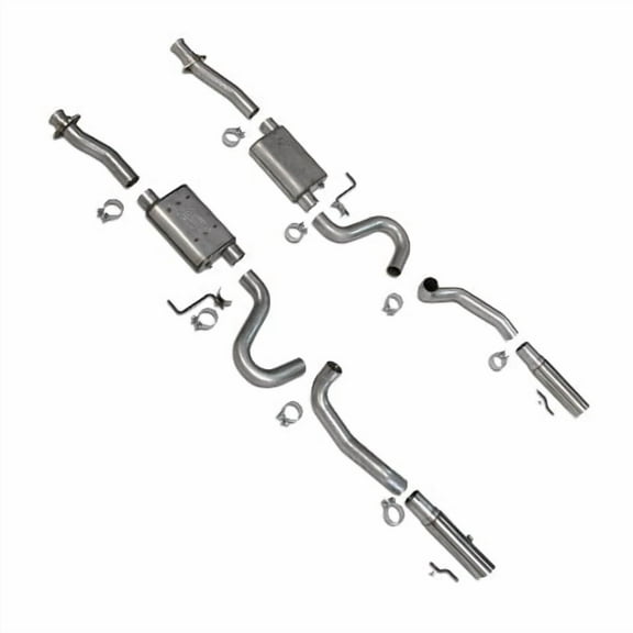 BBK Performance 3001 Varitune Cat-Back Exhaust System 2.75 Fits select: 1986-2004 FORD MUSTANG